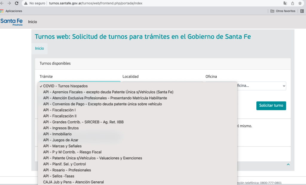 Está online el link para sacar turnos de testeo por Covid Info Santa Fe